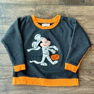 Monica + Andy Disney Mickey Mouse Halloween Sweatshirt 4T - 100% Organic Cotton